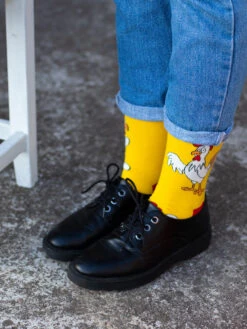 Lustige Socken Huhn Oder Ei -Dedoles 1 Chicken or the Egg