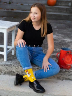 Lustige Socken Huhn Oder Ei -Dedoles 3 Chicken or the Egg