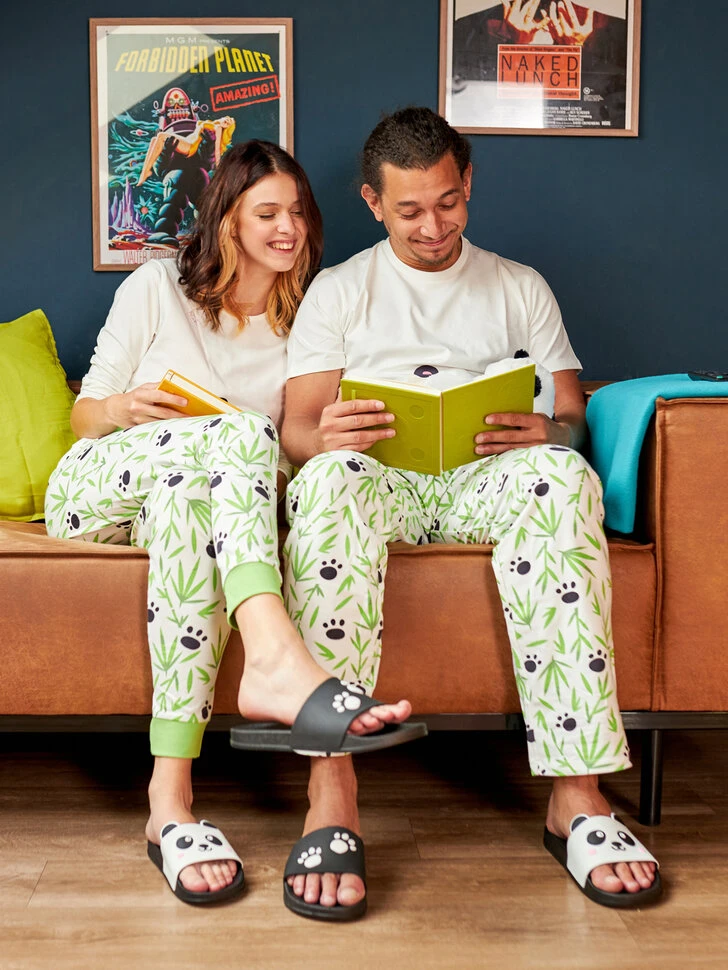 Lustige Pantoletten Pandapfoten 9 Lustige Pantoletten Pandapfoten – Bild 7