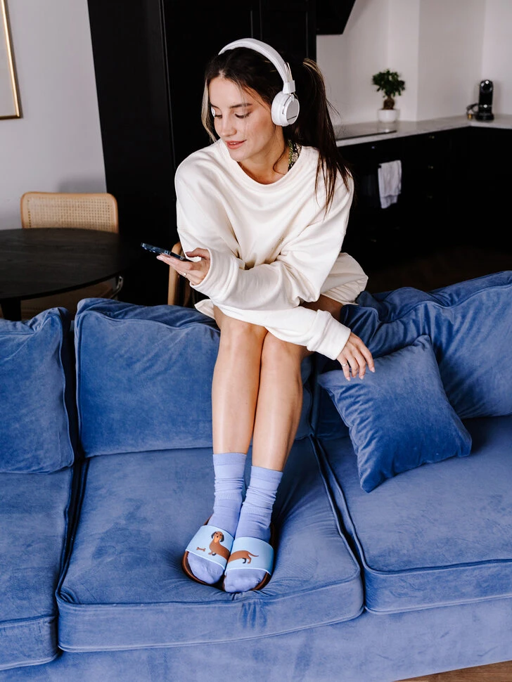 Lustige Pantoletten Langer Dackel 9 Lustige Pantoletten Langer Dackel – Bild 7