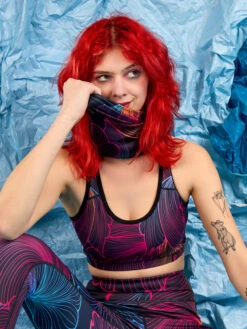 Lustiger Halswärmer Abstrakte Blumen -Dedoles Abstract Flowers 5