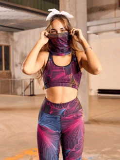 Lustiger Halswärmer Abstrakte Blumen -Dedoles Abstract Flowers 6