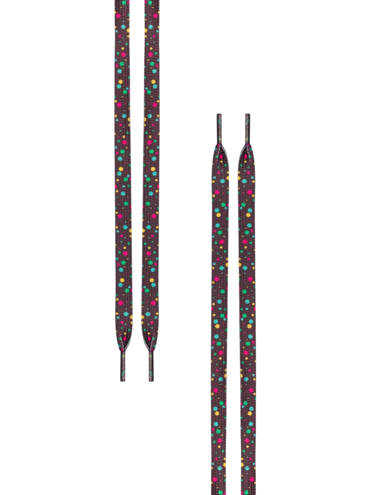 Lustige Canvas-Schuhe Neonpunkte 7 Lustige Canvas-Schuhe Neonpunkte – Bild 5