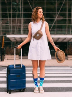 Lustige Socken Flugzeuge Und Wolken -Dedoles Airplanes Clouds 2 1
