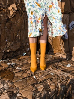 Socken Aus Recycelter Baumwolle Bernstein -Dedoles Amber 2