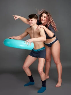 Anthrazitgraue Damenhöschen -Dedoles Anthracite Grey Women s Briefs 2