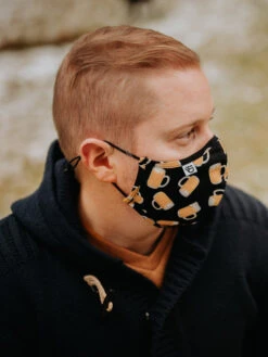 Lustige Antibakterielle Gesichtsmaske Bier Vom Fass - Größe „Groß“ -Dedoles Antibacterial Face Mask Draft Beer 4