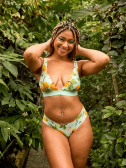 Lustige Nahtlose Bralette Für Damen Aprikosen -Dedoles Apricots 5