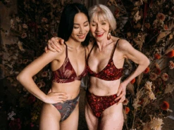 Lustige Höschen Mit Hoher Taille Herbstgarten -Dedoles Autumn Garden 1