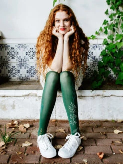 Lustige Nylonstrumpfhosen Herbstblätter -Dedoles Autumn Leaves 1