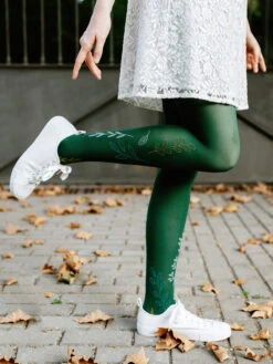 Lustige Nylonstrumpfhosen Herbstblätter -Dedoles Autumn Leaves 5