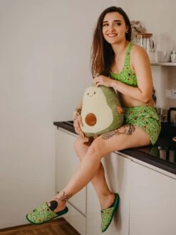 Lustige Damenshorts Avocado-Liebe -Dedoles Avocado Love 10