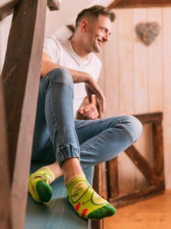 Lustige Knöchelsocken Avocado-Liebe -Dedoles Avocado Love 8 3