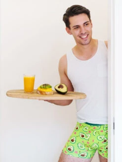Lustige Boxershorts Für Männer Avocado-Liebe -Dedoles Avocado love 4 1