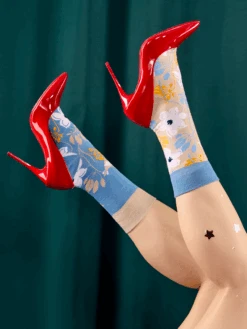 Lustige Bambussocken Erwachen Der Natur -Dedoles Awakening of Nature 3