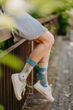 Lustige Bambussocken Erwachen Der Natur -Dedoles Awakening of Nature 8