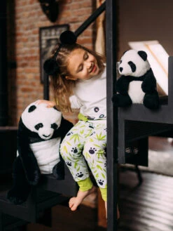 Lustige Pyjamas Für Kinder Bambus-Panda -Dedoles Bamboo Panda 5