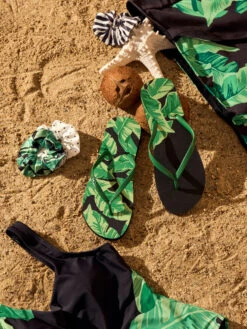 Lustige Flip-Flops Bananenblätter -Dedoles Banana Leaves 2