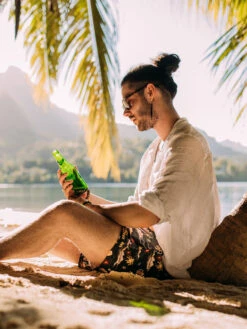 Lustige Badeshorts Für Männer Strandbier -Dedoles Beach Beer 4