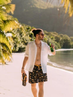 Lustige Badeshorts Für Männer Strandbier -Dedoles Beach Beer 9