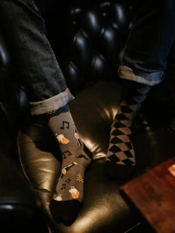 Lustige Bambussocken Bier-Party -Dedoles Beer Party 3