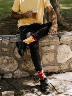 Lustige Socken Bier Und Barbecue -Dedoles Beer Barbecue 4