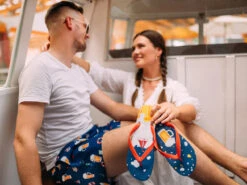 Lustige Flip-Flops Bier Und Boot -Dedoles Beer Boat 5 1