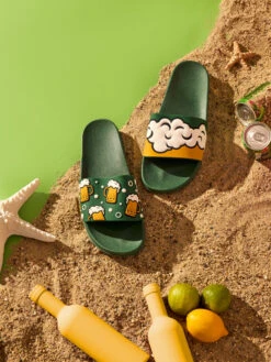 Lustige Pantoletten Bier Und Seifenblasen -Dedoles Beer Bubbles 1