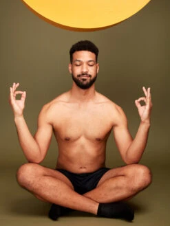 Schwarze Bambus-Knöchelsocken -Dedoles Black Bamboo Ankle Socks 2