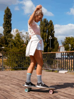 Lustige Sportsocken Schwarzweißer Panda -Dedoles Black White Panda 2