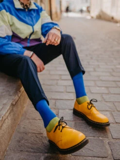 Blaue Und Grüne Socken Gleichgewicht -Dedoles Blue Green Regular Socks Balance 5