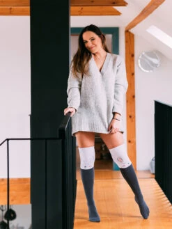 Lustige Überkniestrümpfe Kaninchen 12 Lustige Überkniestrümpfe Kaninchen -Dedoles Bunny 5