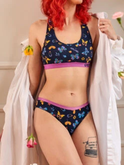 Lustige Damenbralette Schmetterlinge 14 Lustige Damenbralette Schmetterlinge -Dedoles Butterflies 4 1