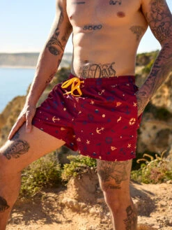 Lustige Badeshorts Für Männer Kapitän 15 Lustige Badeshorts Für Männer Kapitän -Dedoles Captain 2