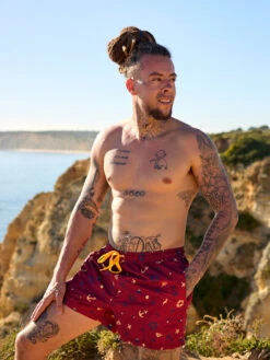 Lustige Badeshorts Für Männer Kapitän 16 Lustige Badeshorts Für Männer Kapitän -Dedoles Captain 3