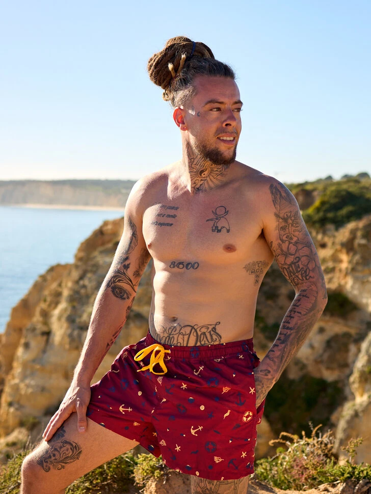 Lustige Badeshorts Für Männer Kapitän 9 Lustige Badeshorts Für Männer Kapitän – Bild 7