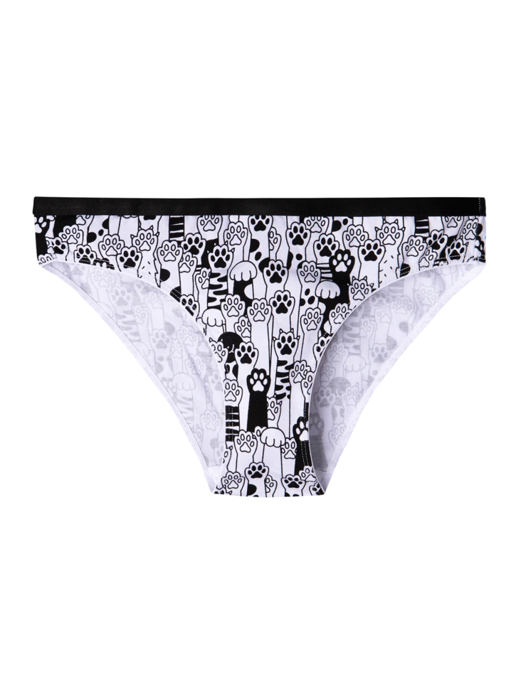 Lustige Damenhöschen Katzenpfoten 3 Lustige Damenhöschen Katzenpfoten