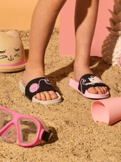 Lustige Pantoletten Für Kinder Katze Und Ball -Dedoles Cat Ball 8