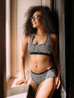 Lustige Damenhöschen Katzen Und Streifen -Dedoles Cats Stripes 4