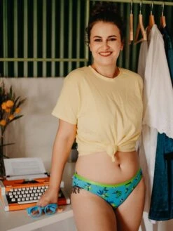 Lustige Damenhöschen Chamäleon Und Fliegen -Dedoles Chameleon and Flies 7