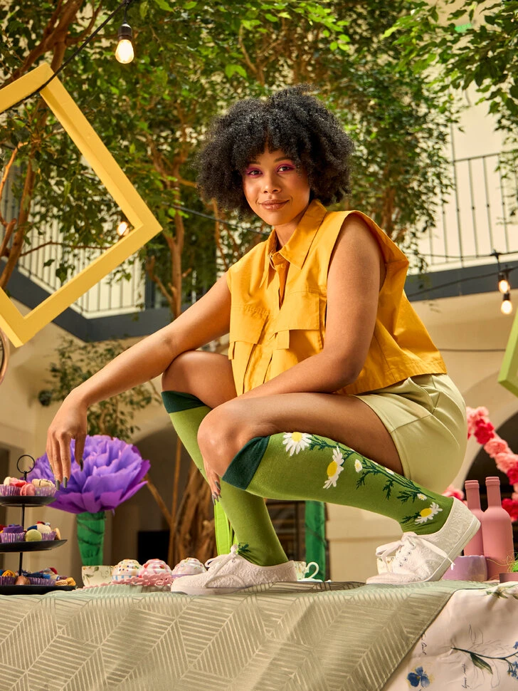 Lustige Kniestrümpfe Kamillentee 8 Lustige Kniestrümpfe Kamillentee – Bild 6