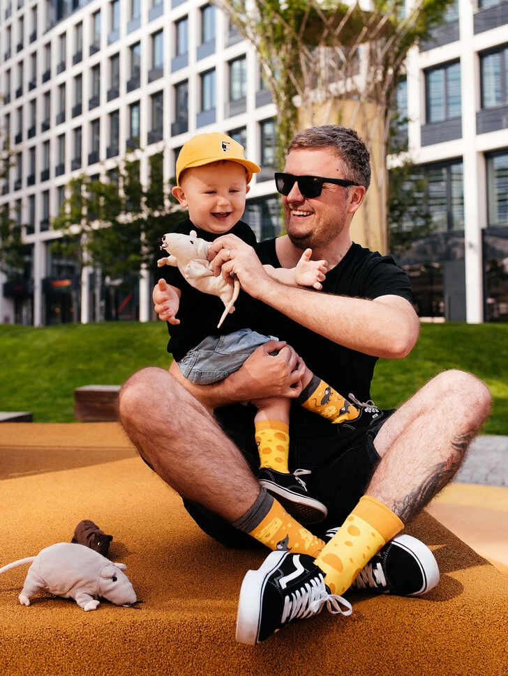 Lustige Kindersocken Käse 4 Lustige Kindersocken Käse – Bild 2