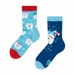 Lustige Kindersocken Zähne Putzen