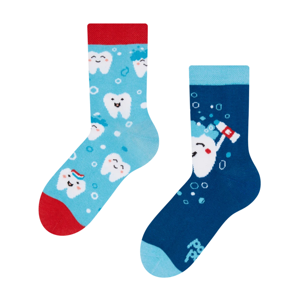 Lustige Kindersocken Zähne Putzen 3 Lustige Kindersocken Zähne Putzen