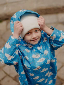 Lustiger Regenmantel Für Kinder Regenwolken -Dedoles Clouds 3