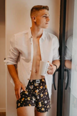 Lustige Shorts Für Männer Kaffeebohnen -Dedoles Coffee Beans 2 1