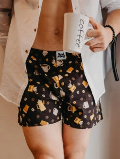 Lustige Shorts Für Männer Kaffeebohnen -Dedoles Coffee Beans 3