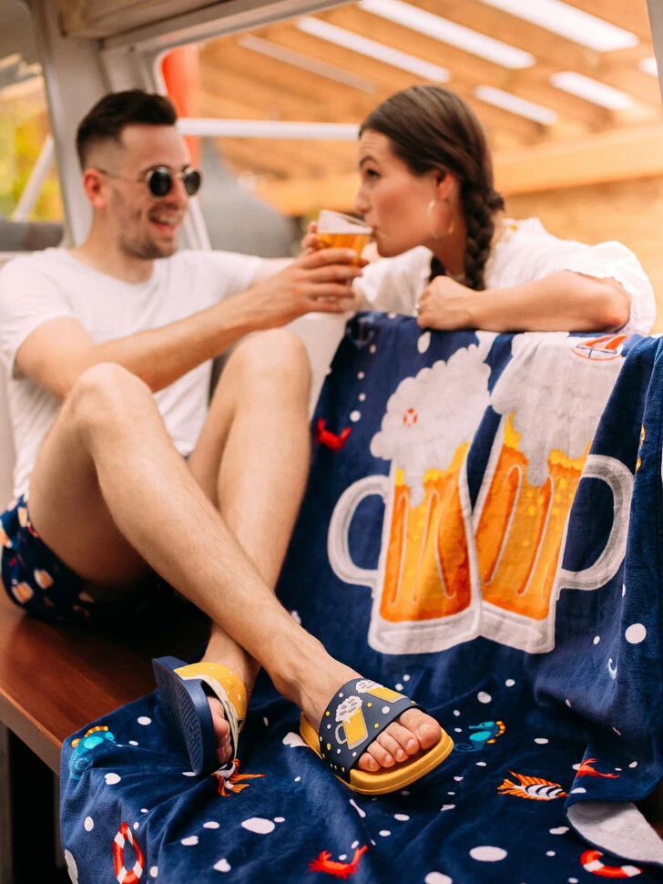 Lustige Pantoletten Kaltes Bier 6 Lustige Pantoletten Kaltes Bier – Bild 4
