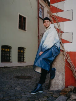 Lustiger Regenmantel Kalter Wald -Dedoles Cold Forest 2