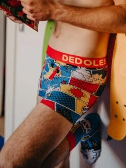 Lustige Boxershorts Für Männer Bunte Comics -Dedoles Colorful Comics 7